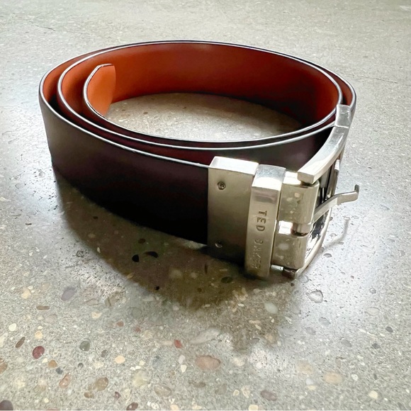 Men’s Ted Baker reversible belt brown and tan size 36 - Picture 6 of 14